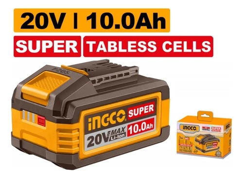 Bateria Litio Linea P20s 20v 10ah Super Celda Ingco - Imagen 2