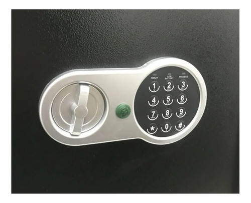 Caja Fuerte Electrónica Jadever Con Combinación Mecánica, De 19 Litros Gris Oscuro - Imagen 4
