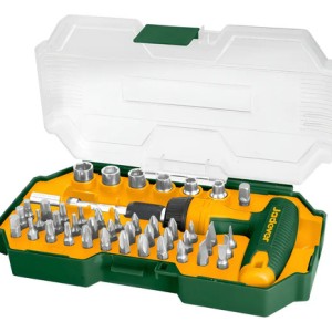 Set Juego Dados Puntas 45 Pcs Mango T Jadever Jdss8b45 Color Verde