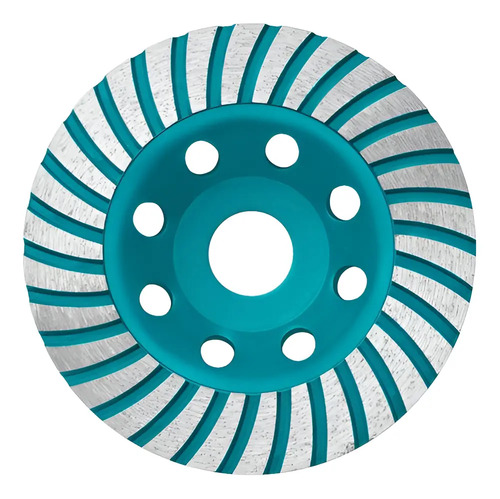 Disco Desbaste Hormigón Total Para Amoladora, 4.1/2'' 115mm, Eje 22.2mm - Tac2411151 Turquesa