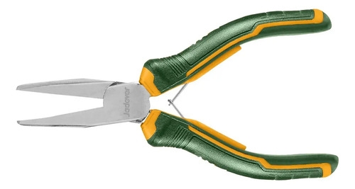Mini Pinza De Punta Curva De 4.5 Jadever Con Mango Ergonómico