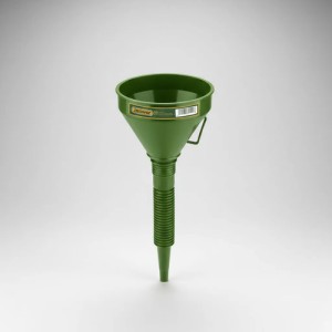 Embudo Flexible 2 En 1 De Plástico Jadever Verde Musgo