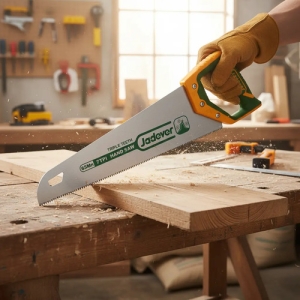 Sierra Serrucho De Mano Triple Diente 450mm 18 PuLG Jadever Verde Musgo