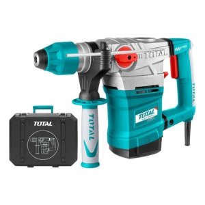 Rotomartillo Total 1800w Industrial, 7 J, Encastre Sds Plus - Incluye Maletín Y Accesorios - Th118366 Turquesa 50 Hz/60 Hz
