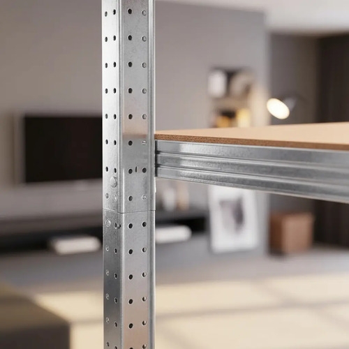 Estanteria Multiuso Metalica 1500x700x300 5 Estantes Jadever Plateado - Imagen 6