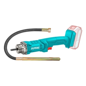 Vibrador Inalámbrico Total 20v Para Concreto, Hormigón - Con Manguera De 120cm - No Incluye Batería Ni Cargador - Tcvli202301