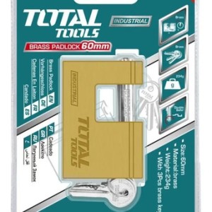 Candado Antipalanca Bronce Macizo 60mm Total Tlk32603 Elsue Dorado