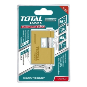 Candado Antipalanca Bronce Macizo 60mm Total Tlk32603 Elsue Dorado