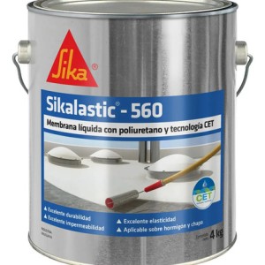 Sikalastic 560 Membrana Liquida C/poliuretano 4 Kg Acabado Mate Color Blanco