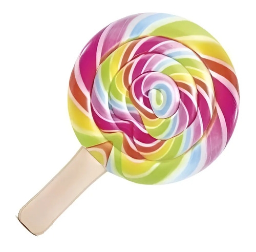 Colchoneta Inflable Intex Paleta Chupetin 208 X 135 Cm - Imagen 2