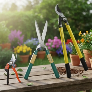 Set Kit De 3 Tijera De Poda Tijera Extensible Jardinería Verde Claro