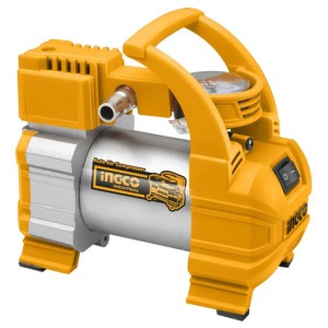 Compresor Inflador Ingco Conecta A Auto 10 Bar Color Naranja Frecuencia 10a Naranja Claro