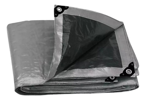 Lona Truper Super Reforzada 3 X 4 M Uso Rudo Camping Camion Gris - Imagen 2