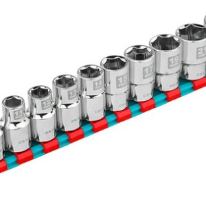 Set 10 Dados Encastre 1/2 10mm A 24mm Total Color Plateado