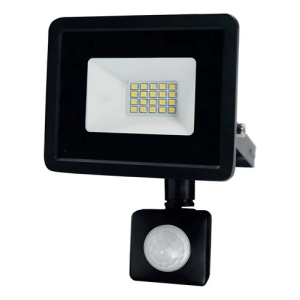 Foco Led Reflector Sensor Movimiento 20w Luz Fria Fotocelula Blanco Blanco Frío