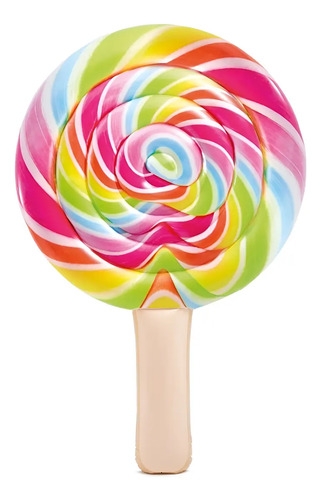 Colchoneta Inflable Intex Paleta Chupetin 208 X 135 Cm - Imagen 3