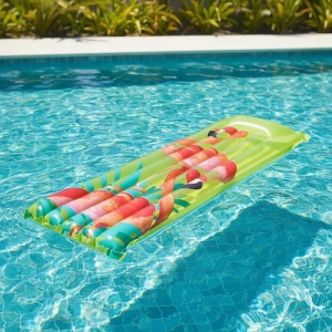 Colchoneta Inflable Floral 183 X 69 Cm Intex 59720 Blanco