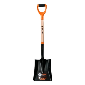 Pala Truper De Palear Cabo Madera Y Mango Ergonómico Negro