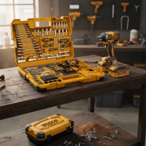 Kit Set 172 Herramientas Combinadas + Llave De Impacto Ingco