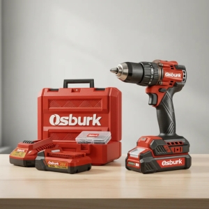 Atornillador Percutor 25v Industrial 2 Bat Brushless Osburk Rojo 25v