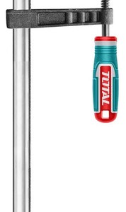 Prensa Sargento Carpintero Total Industrial 12x50cm - Sujeción Máxima 450kg, Tipo F - Tht1321203