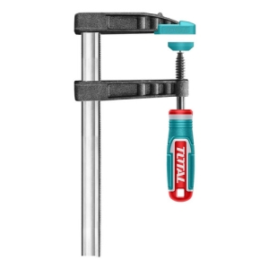 Prensa Sargento Carpintero Total Industrial 14x120cm - Sujeción Máxima 550kg, Tipo F - Tht1321402