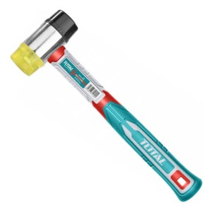 Martillo De Plástico Y Goma Total, Diámetro Cabeza 40mm, Mango De Fibra De Vidrio - Thruh6940