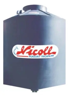 Tanque Para Agua Potable 1100l Nicoll Tricapa Perdurit Plus Gris - Imagen 2