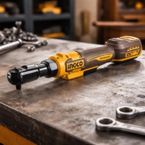 Llave Crique A Batería Ingco 20v Encastre 3/8 65nm Naranja