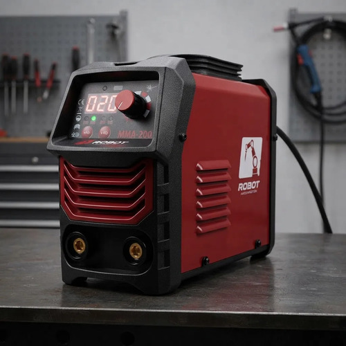 Soldadora Inverter 2 En 1 Mma Y Tig 200a Vrd Robot Digital Rojo - Imagen 3