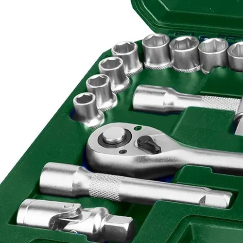Set Tubos Y Llaves Crique 1/2 25 Piezas Industrial Jadever Verde - Imagen 6