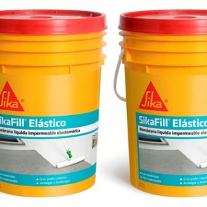 Membrana Liquida Sika Sikafill Elastico Mayor Rendimiento 20+20 Kg Blanco Mate