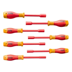 Set Aislado 7 Destornillador Punta Dado Ingco Hkisd0701