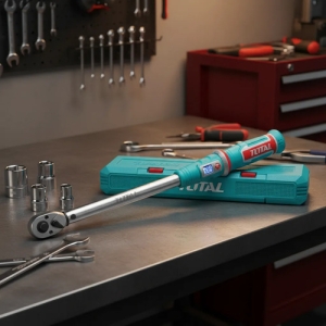 Llave Dinamometrica Torquimetro Digital Total 1/4 40 A 220nm Turquesa