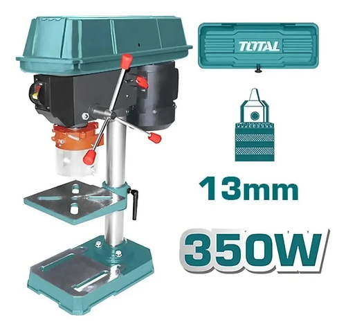 Taladro De Banco 350w 13mm 2650 Rpm Total Tdp133501 Turquesa - Imagen 2