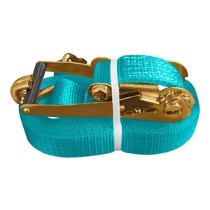 Correa Tensora Con Ratchet 10mt Para 3ton Total Thtrs3101 Color Verde Jade