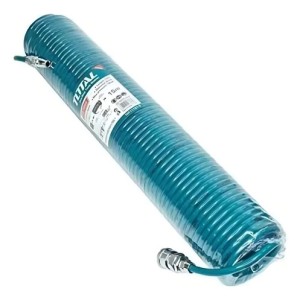 Manguera Espiral Para Compresor 15mts Total Tht11151.1 Color Turquesa
