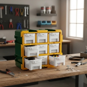 Caja Organizadora 9 Gavetas Jadever Verde