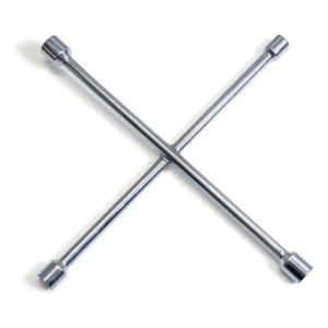 Llave Cruz Cromada 4 Bocas 17mm 19mm 21mm 23mm Reforzada