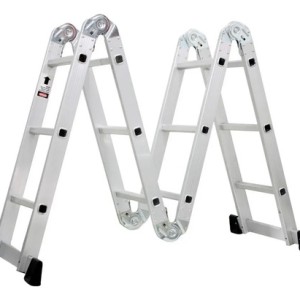 Escalera De Aluminio Multifuncion 4x3 - 3.6 Mt