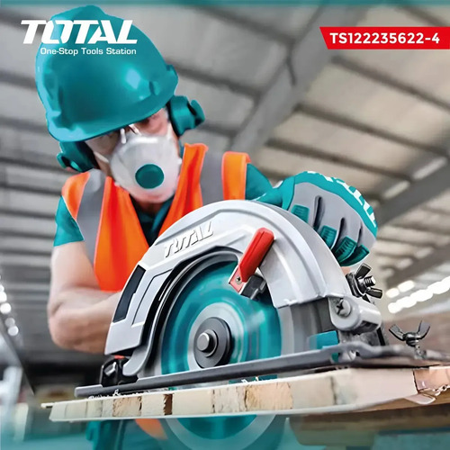 Sierra Circular Eléctrica Total Ts122235622-4 235mm 2.2kw Turquesa 50hz/60hz 50 Hz/60 Hz - Imagen 6