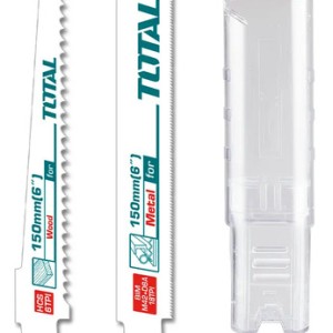 Set De 10 Hojas Para Sierra Sable Total, 6'' 15cm Corte Madera Y Metal - Tac521002