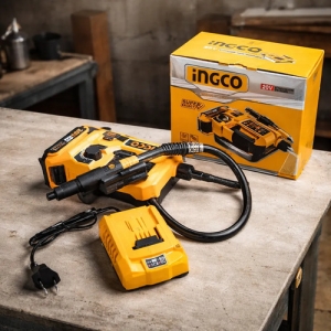 Minitorno C/eje Flexible C/1 Bat + 40 Ac Cmgli20011 Ingco 50hz/60hz