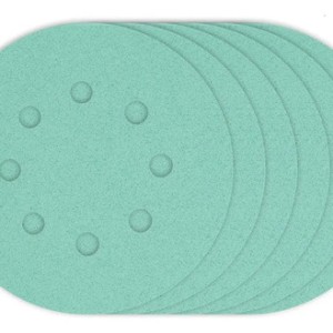 Set De 50 Lijas Total 5'' 125mm, Con Velcro Para Lijadora Roto Orbital, Granos: 40, 80, 120, 180 - Tac125050