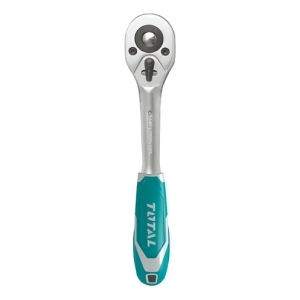 Llave De Tubo Con Criquet Encastre 3/8 Ind Tht106386  Plateado