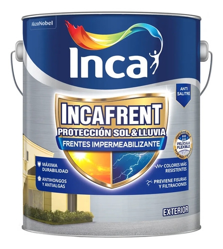 Incafrent Pinturas P/frente Protección Ultra 20 Lts Blanco Blanco Mate - Imagen 2