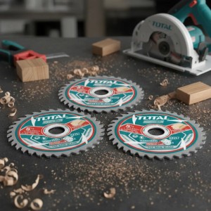 Set 3 Discos Madera Total Para Circular 5.1/2'' 140x20mm Plateado