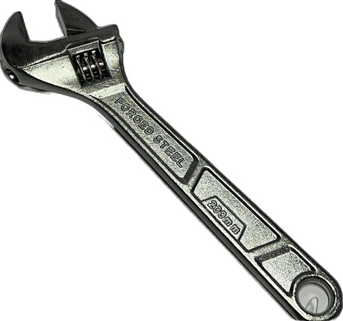Llave Francesa 200mm 8 Pulgadas Ajustable Jadever 0 A 24mm Plateado - Imagen 2