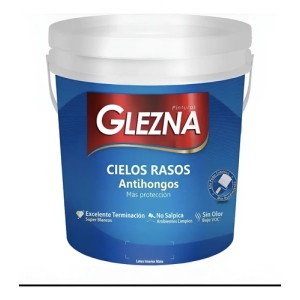Pintura Antihongos Glezna 18l Blanco Para Techos Interiores