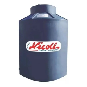 Tanque De Agua Nicoll Tricapa 600l Gris Oscuro Para Exteriores